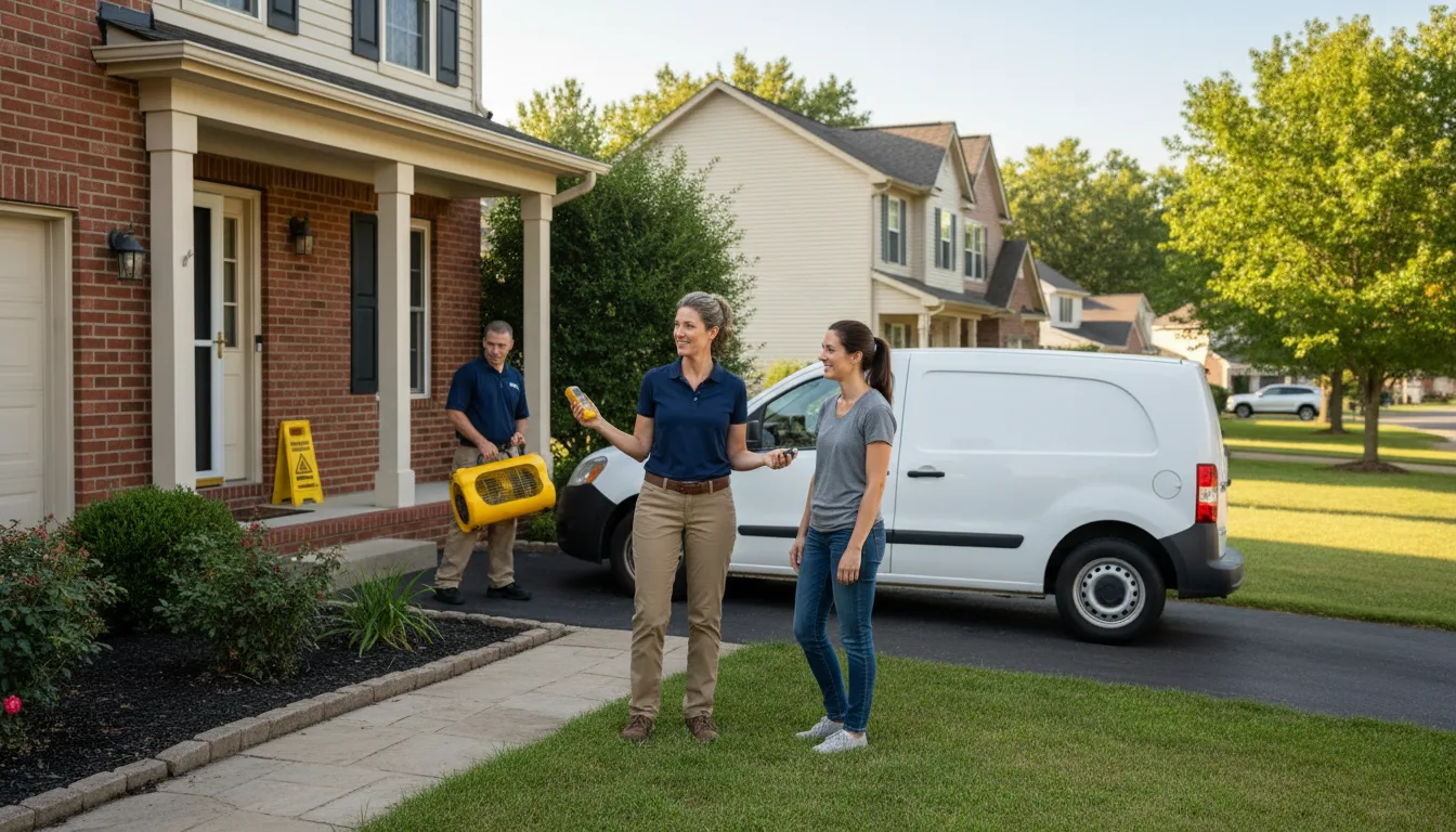 Residential water damage restoration in Ashby, NE